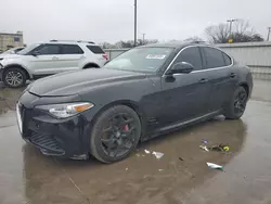 Salvage cars for sale at Wilmer, TX auction: 2019 Alfa Romeo Giulia