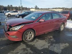 Salvage cars for sale at Exeter, RI auction: 2015 Hyundai Sonata SE