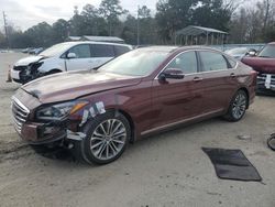 Salvage cars for sale at Savannah, GA auction: 2016 Hyundai Genesis 3.8L