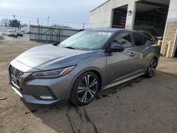 Salvage cars for sale at New Britain, CT auction: 2020 Nissan Sentra SR