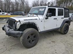 Jeep Wrangler Unlimited Sport salvage cars for sale: 2016 Jeep Wrangler Unlimited Sport