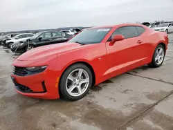 Salvage cars for sale at Grand Prairie, TX auction: 2021 Chevrolet Camaro LS