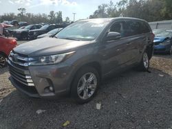 Vehiculos salvage en venta de Copart Riverview, FL: 2019 Toyota Highlander Limited