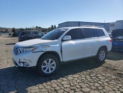 Salvage cars for sale at Vallejo, CA auction: 2012 Toyota Highlander Base