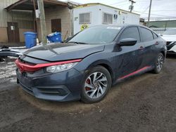 Salvage cars for sale at New Britain, CT auction: 2017 Honda Civic EX