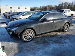 Salvage cars for sale at Cookstown, ON auction: 2017 Audi A4 Progressiv