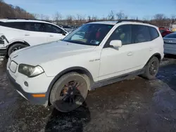 BMW salvage cars for sale: 2007 BMW X3 3.0SI