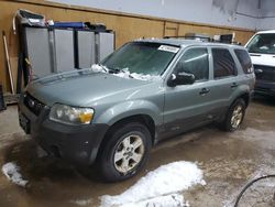 Salvage cars for sale at Kincheloe, MI auction: 2006 Ford Escape XLT