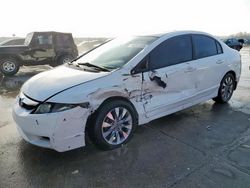 Salvage cars for sale at Grand Prairie, TX auction: 2009 Honda Civic EX