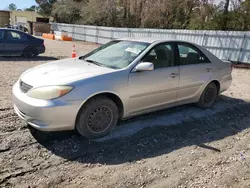 Salvage cars for sale at Knightdale, NC auction: 2002 Toyota Camry LE