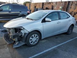 Toyota Corolla salvage cars for sale: 2017 Toyota Corolla L