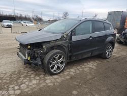 Salvage cars for sale at Bridgeton, MO auction: 2017 Ford Escape Titanium