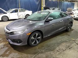 Salvage cars for sale at Woodhaven, MI auction: 2017 Honda Civic Touring