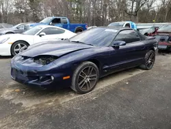 Salvage cars for sale at Austell, GA auction: 1998 Pontiac Firebird