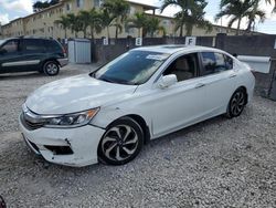 Salvage cars for sale at Opa Locka, FL auction: 2016 Honda Accord EXL