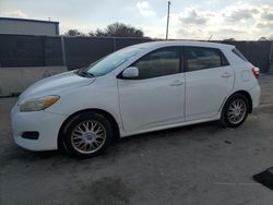 Toyota Corolla salvage cars for sale: 2009 Toyota Corolla Matrix