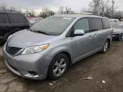 Salvage cars for sale at Baltimore, MD auction: 2013 Toyota Sienna LE