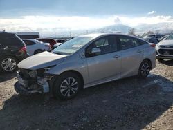 Salvage cars for sale at Magna, UT auction: 2017 Toyota Prius Prime