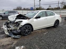 Salvage cars for sale at Hillsborough, NJ auction: 2009 Honda Accord EXL