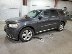 Salvage cars for sale at Lufkin, TX auction: 2015 Dodge Durango Limited