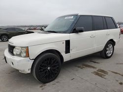 Salvage cars for sale from Copart Grand Prairie, TX: 2008 Land Rover Range Rover HSE