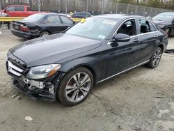 Salvage cars for sale at auction: 2018 Mercedes-Benz C 300 4matic