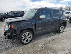 Jeep Renegade salvage cars for sale: 2017 Jeep Renegade Limited