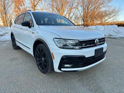 Salvage cars for sale at North Billerica, MA auction: 2021 Volkswagen Tiguan SE