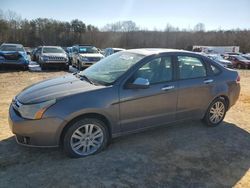 Salvage cars for sale at Chatham, VA auction: 2010 Ford Focus SEL