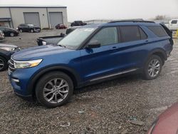 Salvage cars for sale at Earlington, KY auction: 2022 Ford Explorer XLT