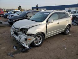 Salvage cars for sale from Copart Woodhaven, MI: 2014 Chevrolet Captiva LT