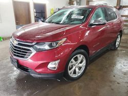 Salvage cars for sale at Pekin, IL auction: 2018 Chevrolet Equinox Premier