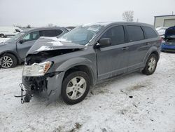 Salvage cars for sale at Kansas City, KS auction: 2013 Dodge Journey SE