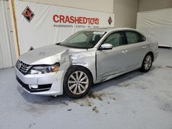 Salvage cars for sale at Dunn, NC auction: 2013 Volkswagen Passat SEL