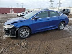 Salvage cars for sale at Elgin, IL auction: 2016 Chrysler 200 Limited