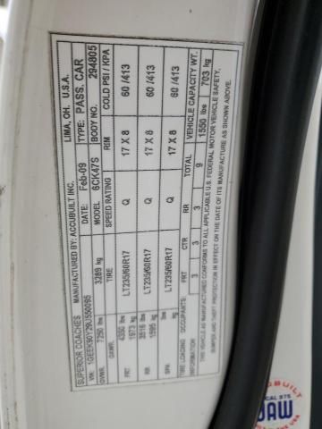 2009 Cadillac Professional Chassis