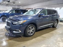 Salvage cars for sale at Candia, NH auction: 2017 Infiniti QX60