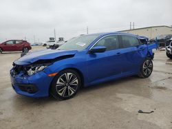 Salvage cars for sale at Haslet, TX auction: 2016 Honda Civic EX