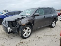 Salvage cars for sale at Indianapolis, IN auction: 2010 Toyota Highlander Limited