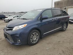 Salvage cars for sale at auction: 2019 Toyota Sienna XLE