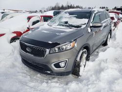 Salvage cars for sale at Montreal Est, QC auction: 2018 KIA Sorento LX