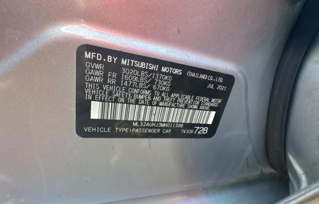 2021 Mitsubishi Mirage ES