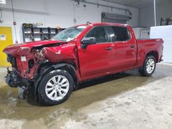 Salvage cars for sale at Candia, NH auction: 2022 Chevrolet Silverado LTD K1500 Custom