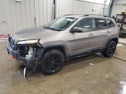 Salvage cars for sale at Casper, WY auction: 2017 Jeep Cherokee Trailhawk