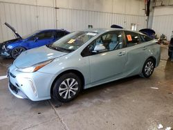 Salvage cars for sale at Franklin, WI auction: 2020 Toyota Prius LE