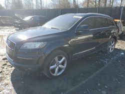 Salvage cars for sale at Waldorf, MD auction: 2014 Audi Q7 Prestige