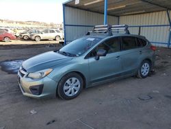 Salvage cars for sale at Colorado Springs, CO auction: 2014 Subaru Impreza