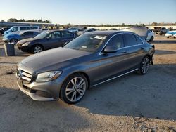 Salvage cars for sale at Harleyville, SC auction: 2018 Mercedes-Benz C300