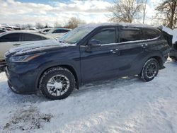 Salvage cars for sale at London, ON auction: 2022 Toyota Highlander Platinum