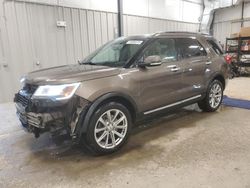 Salvage cars for sale at Casper, WY auction: 2016 Ford Explorer Limited